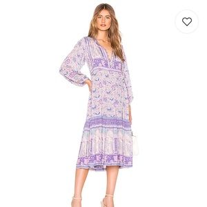 Spell & the Gypsy Poinciana Midi Dress in Lilac